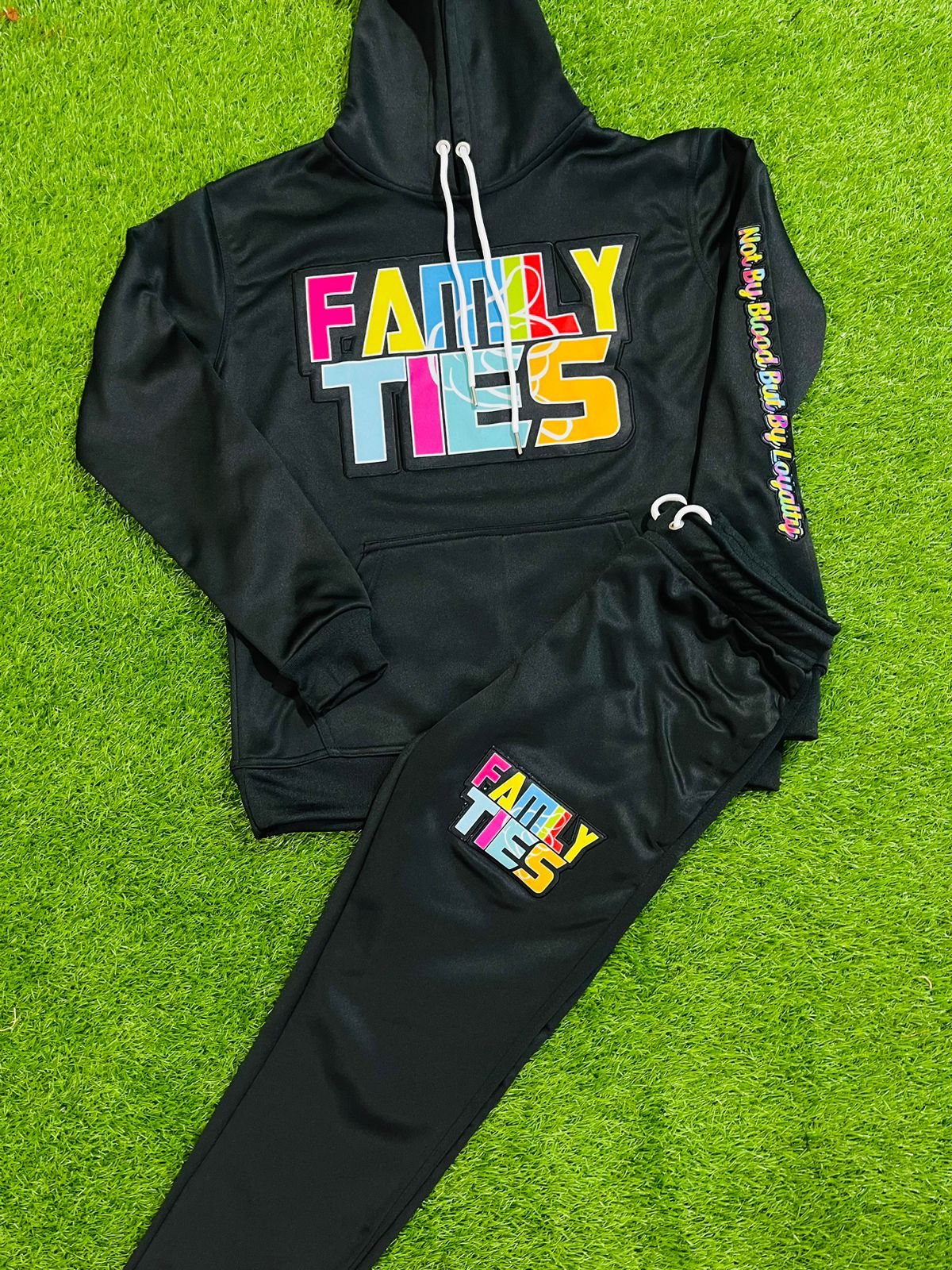 Black God First Family Ties Track Suit